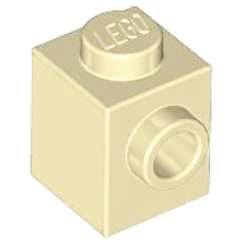 Steen, Aangepast 1x1 met nop aan 1 kant Tan